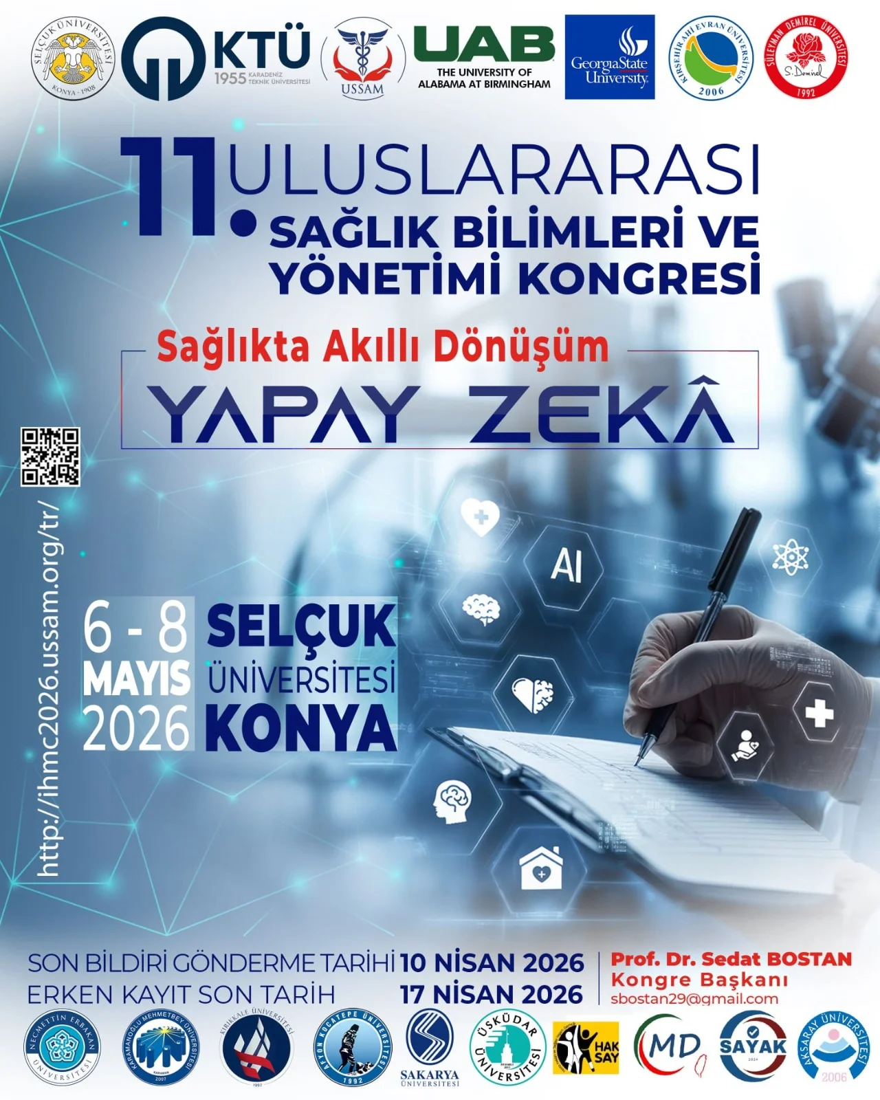 11. ULUSLARARASI SAĞLIK BİLİMLERİ VE YÖNETİMİ KONGRESİ